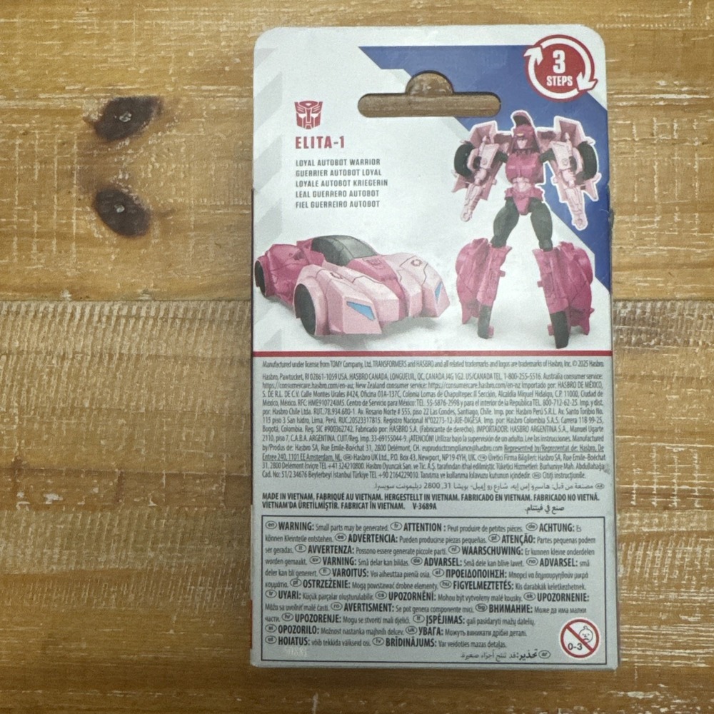 HASBRO TRANSFORMERS ELITA-1 SMALL 2 IN 1 FIGURE 4.5 INCHES NIB - Picture 2 of 3